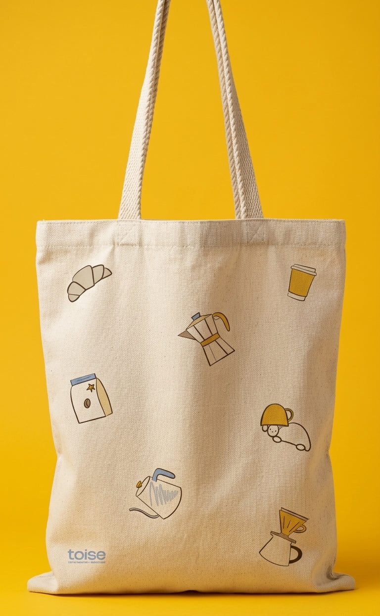Coffee Doodle Totebag