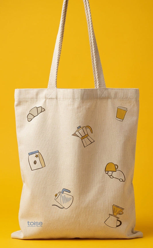 Coffee Doodle Totebag